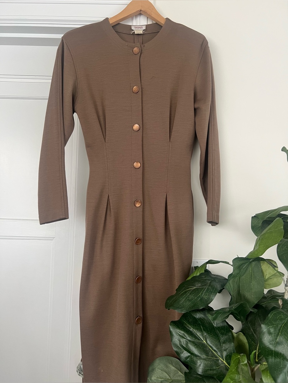 Tahari Button Down Dress
